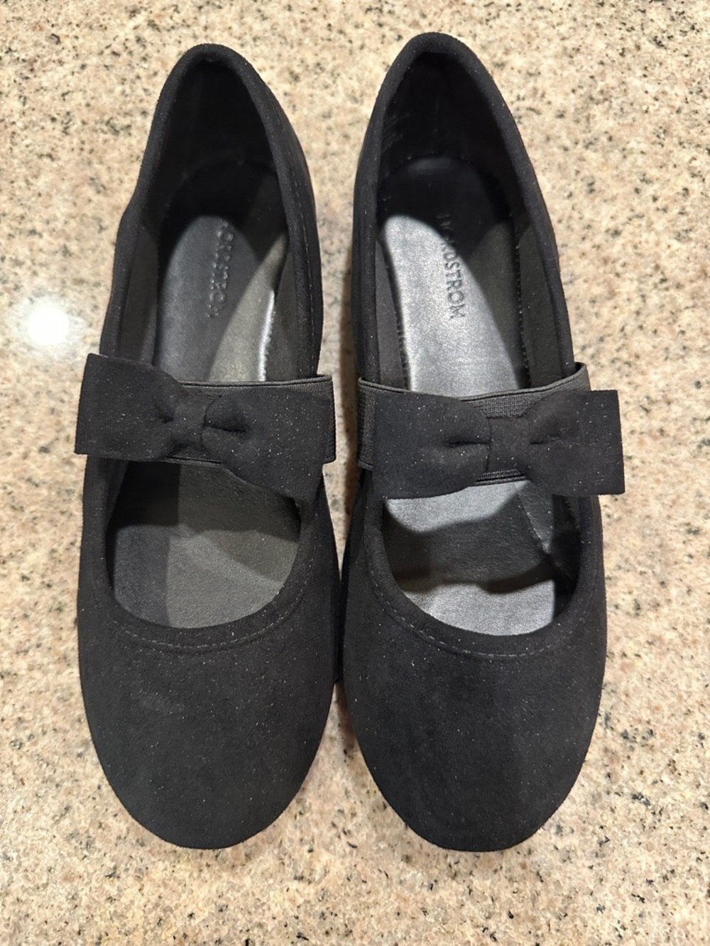 Nordstrom Black Bow Mary Jane Flat (girls)